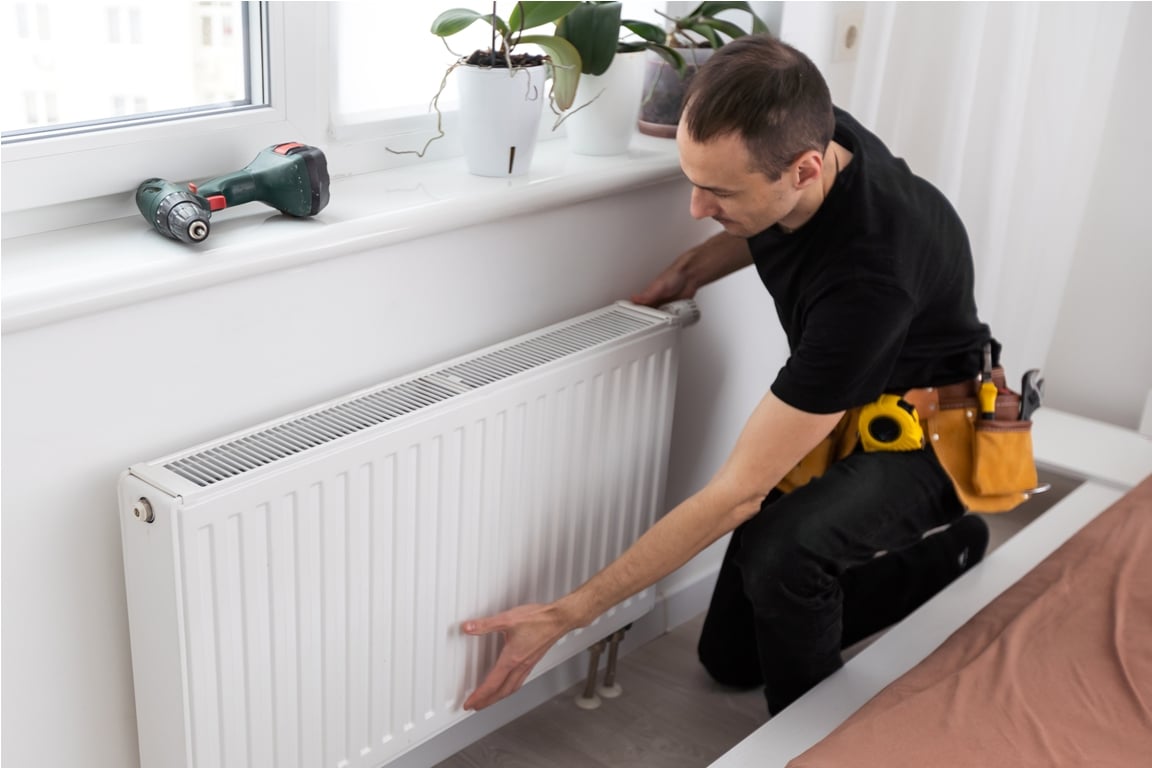 Installation radiateur électrique 75013